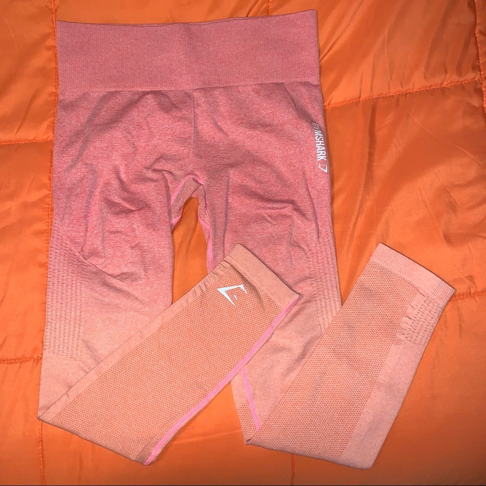 Gymshark Ombré Seamless Leggings pink Medium